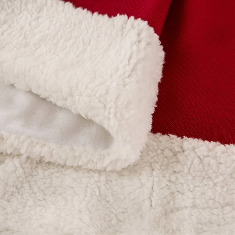 Glitzhome® 48" Merry Christmas Fabric Christmas Tree Skirt