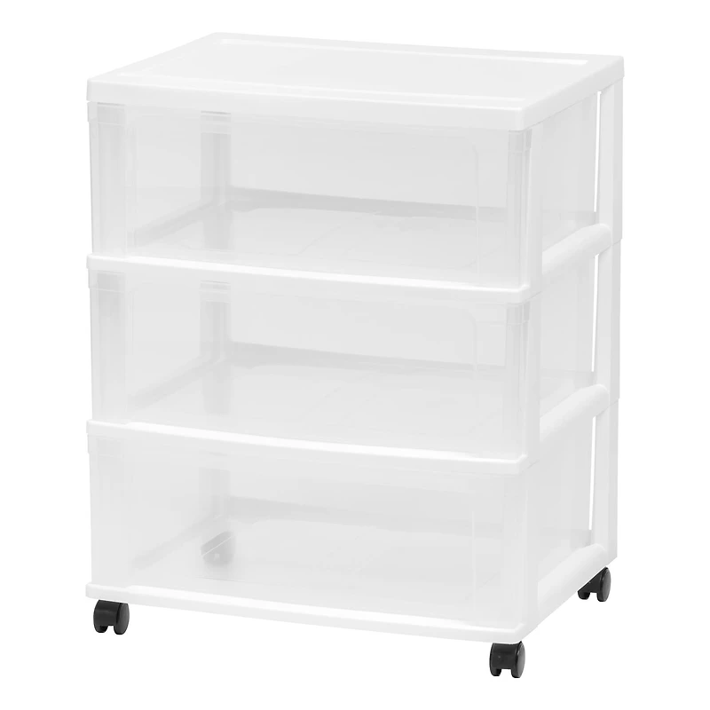 Iris® 3 Drawer Rolling Storage Cart