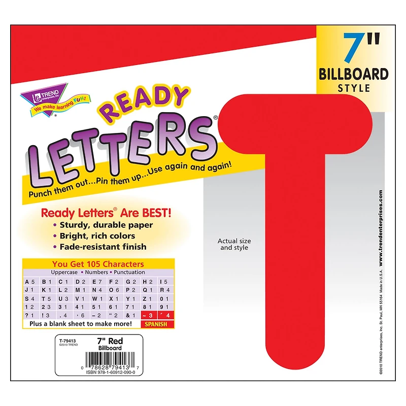 Billboard Uppercase Ready Letters®