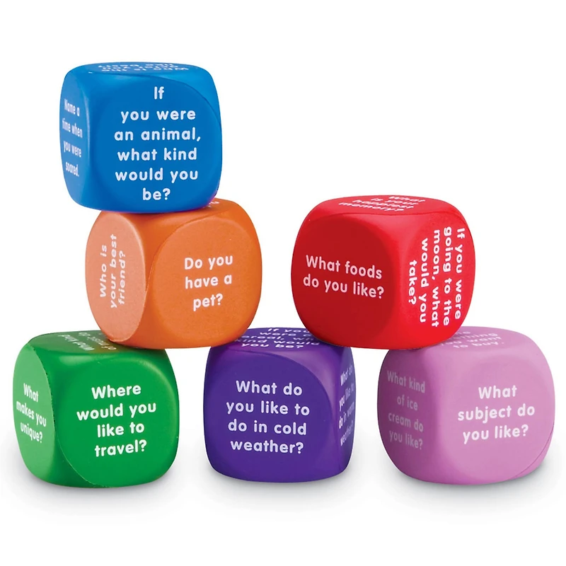 Learning Resources® Conversation Cubes Set