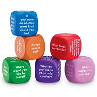 Learning Resources® Conversation Cubes Set