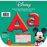 Mickey Mouse Clubhouse® 4" Red Punch Out Reusable Letters
