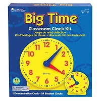 Learning Resources® Big Time™ Classroom Clock Kit
