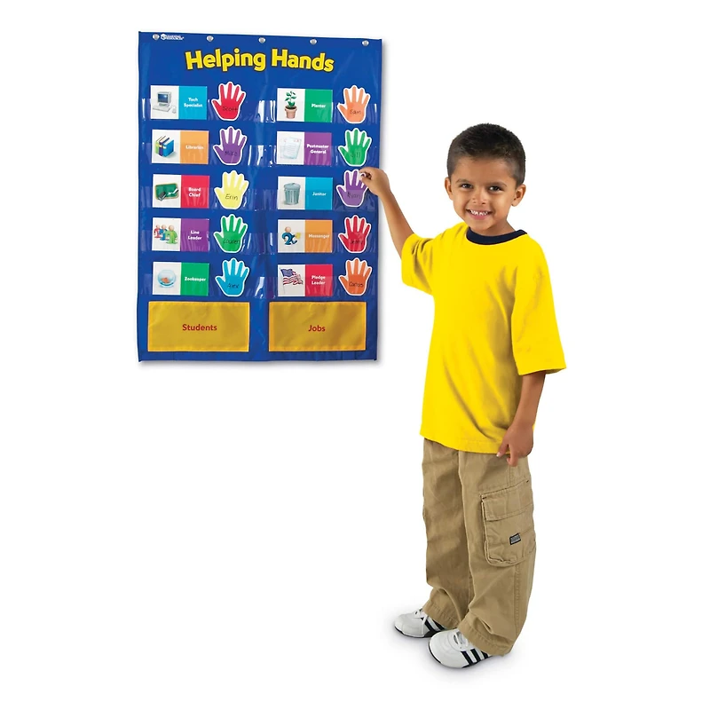 Learning Resources® Helping Hands Pocket Chart