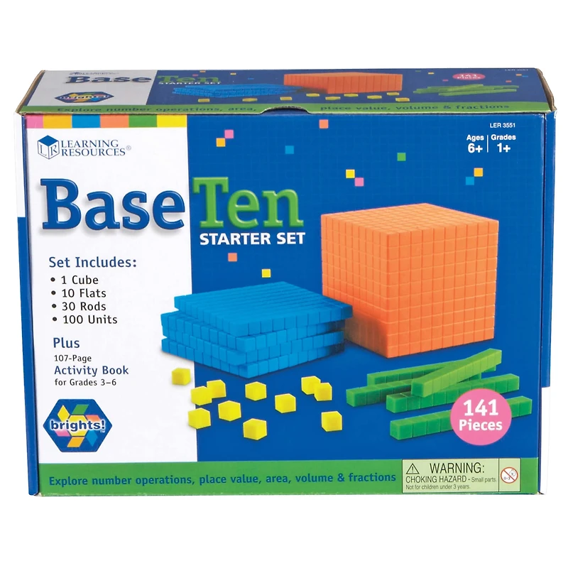 Learning Resources® Brights!™ Base 10 Starter Set