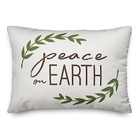 Designs Direct Peace On Earth 14x20 Throw Pillow
