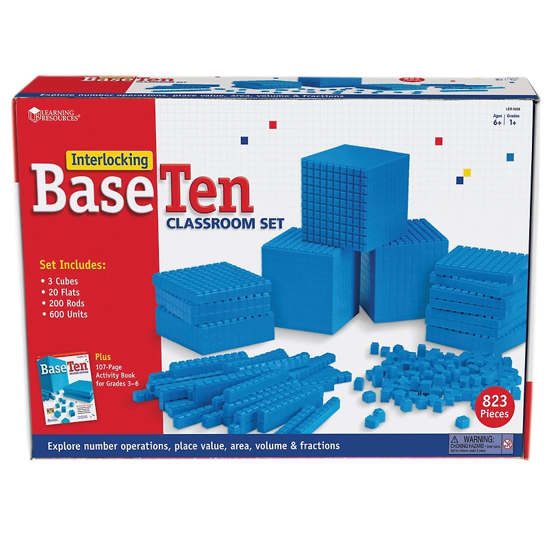 Learning Resources® Interlocking Base Ten Class Set
