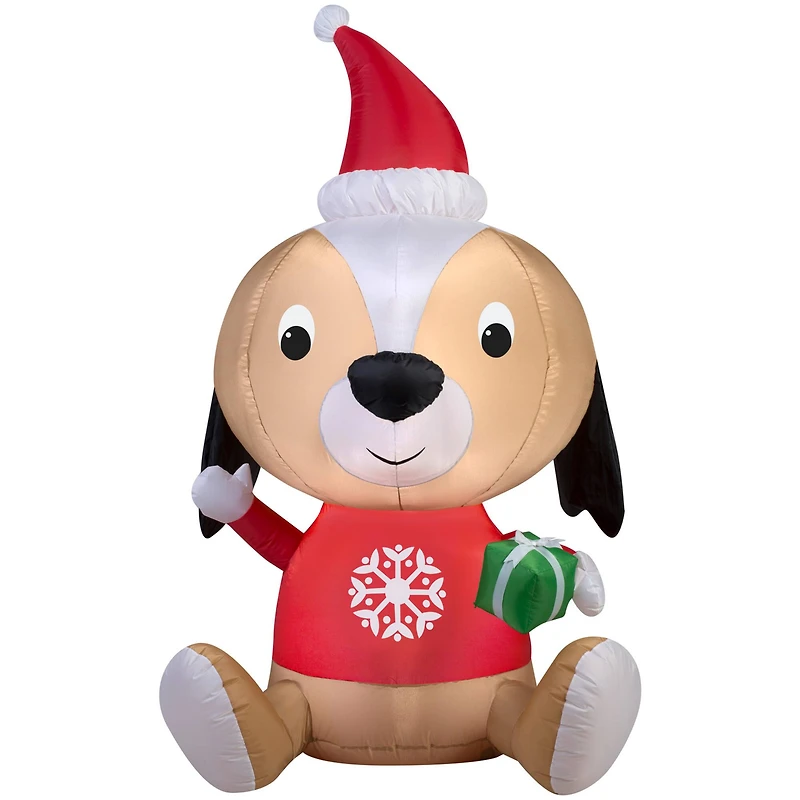 5ft. Airblown® Inflatable Christmas Big Head Dog