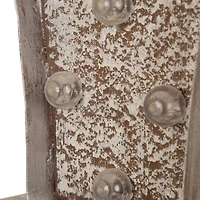 Glitzhome® Christmas Marquee LED Gift Box Stocking Holder