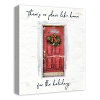 There's No Place Like Home for the Holidays Canvas Wall Art