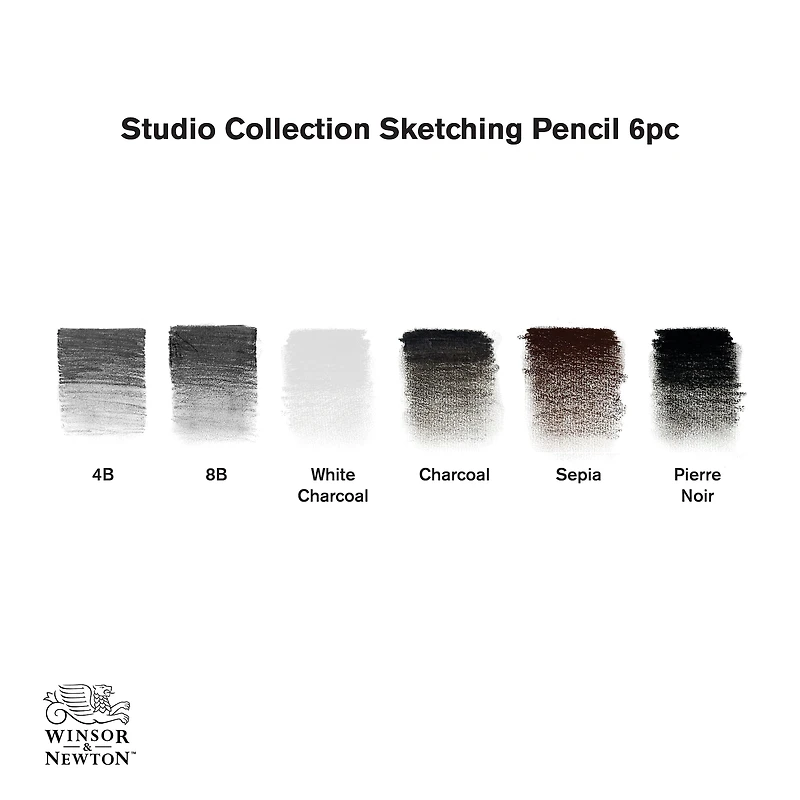Winsor & Newton™ Studio Collection™ Sketching Pencil 6pc Tin Set