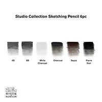 Winsor & Newton™ Studio Collection™ Sketching Pencil 6pc Tin Set