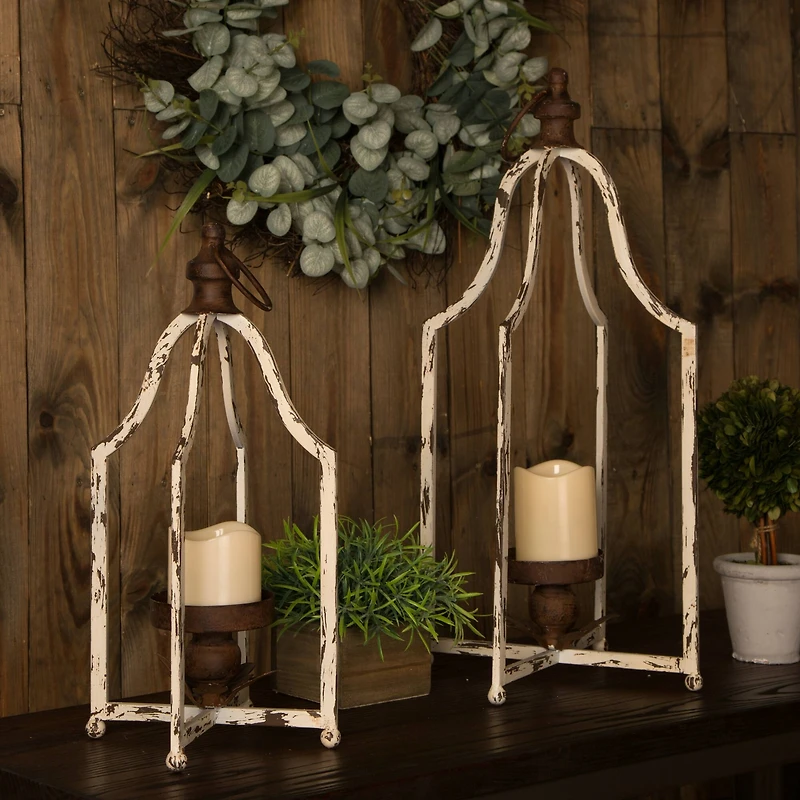 Glitzhome® Large Farmhouse Metal Lantern
