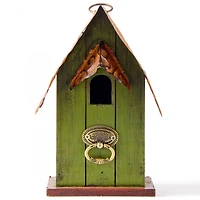 Glitzhome® Rustic Garden Distressed Wooden Birdhouse