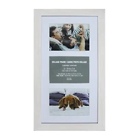 3 Opening 5" x 7" White Collage Frame with Mat by Studio Décor®