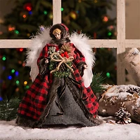 Glitzhome® 12" Christmas Angel Tree Top