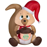 5ft. Airblown® Inflatable Christmas Squirrel with Acorn