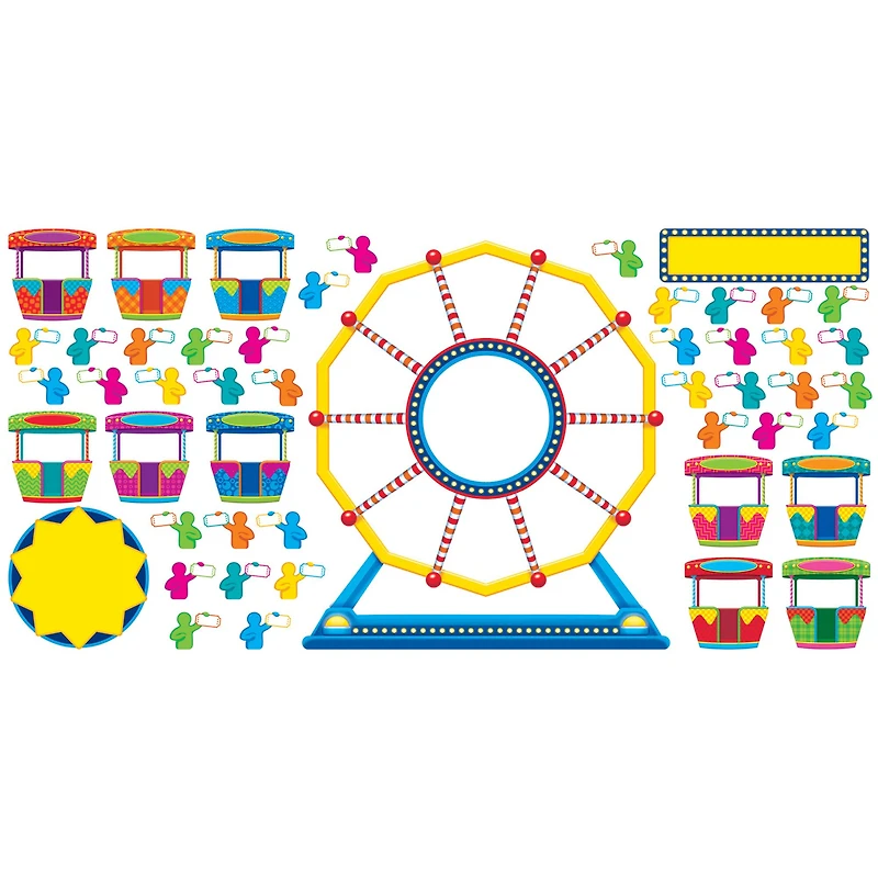 Ferris Wheel Job Chart Plus Bulletin Board Set