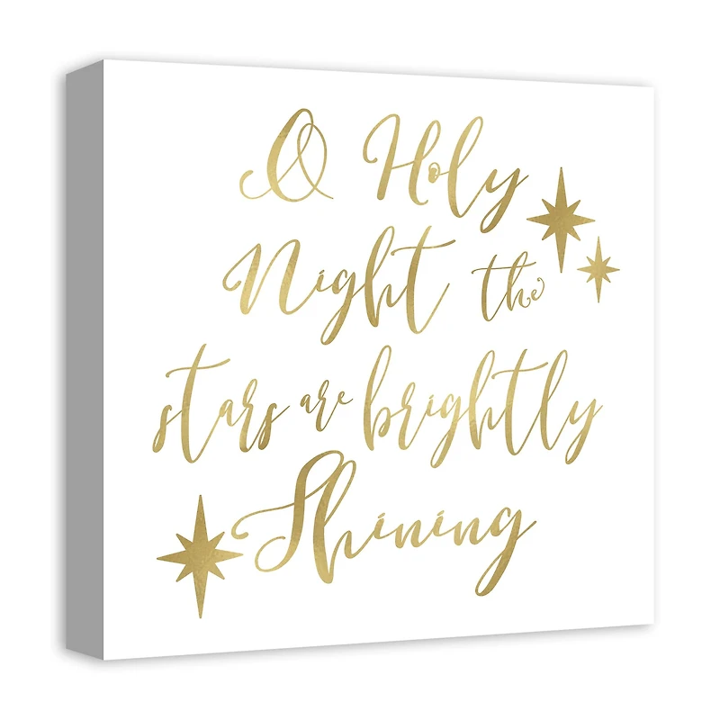 Oh Holy Night Canvas Wall Art