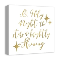 Oh Holy Night Canvas Wall Art