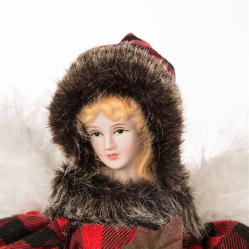 Glitzhome® 12" Christmas Angel Tree Top