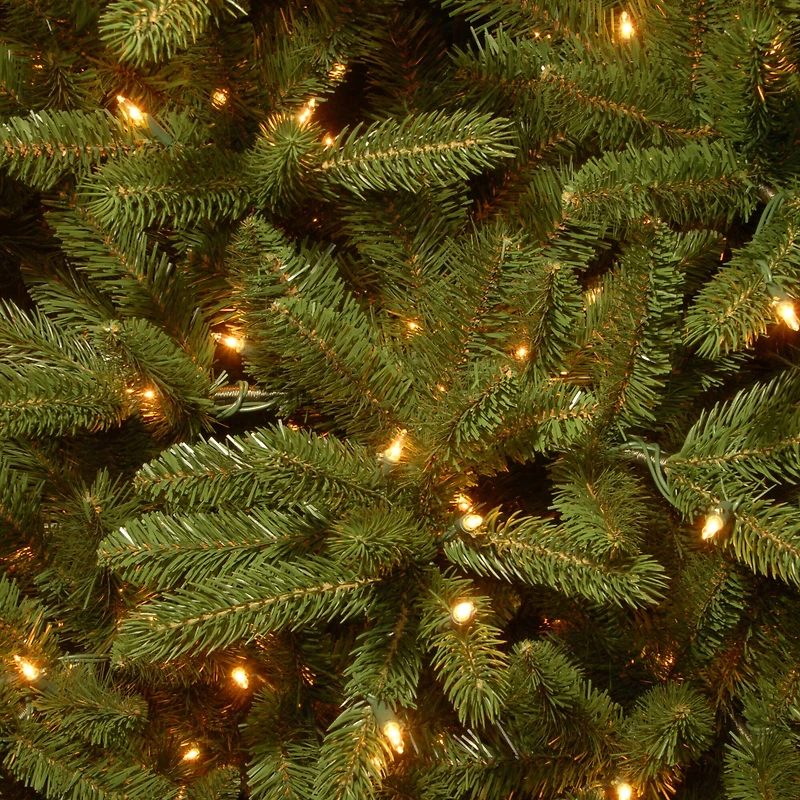 7.5ft. Pre-Lit Feel Real® Grande Fir Medium Tree, Clear Lights