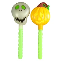 Skull & Pumpkin Halloween Decorations, 72 Pack