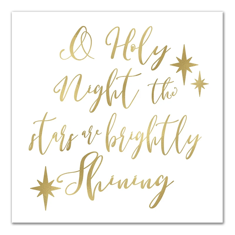 Oh Holy Night Canvas Wall Art
