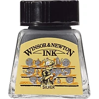 Winsor & Newton® Silver Drawing Ink, 30mL
