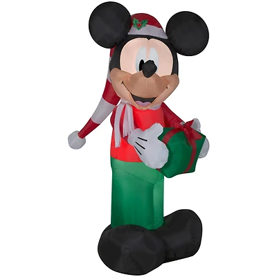 6ft. Airblown® Inflatable Christmas Mickey in Stocking Hat