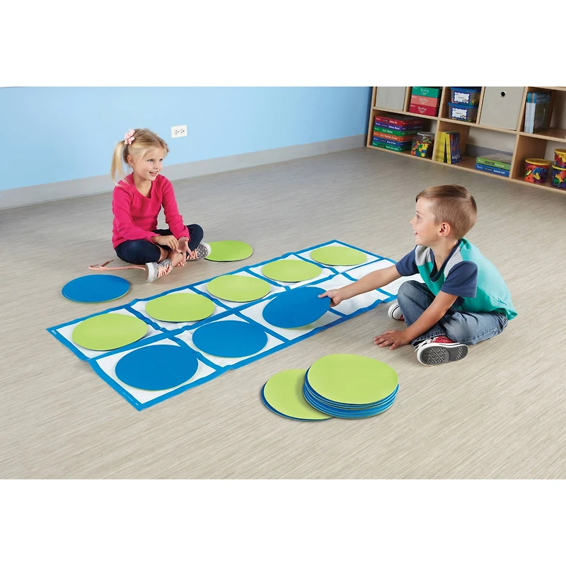Learning Essentials™ Ten-Frame Floor Mat Activity Set