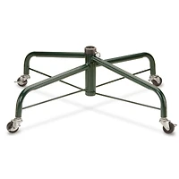 National Tree Company® 32" Folding Tree Stand With Rolling Wheels, 1.25" Pole