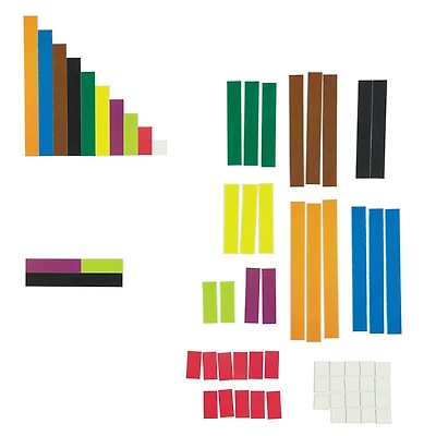 Magnetic Cuisenaire® Rods, 64 Pieces