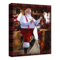 Santa's Workshop Canvas Wall Art