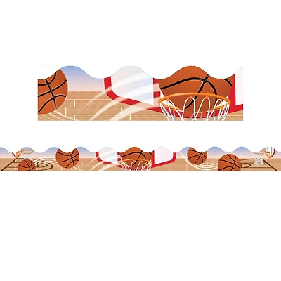 Eureka® Deco Trim® Basketball Borders, 222ft.
