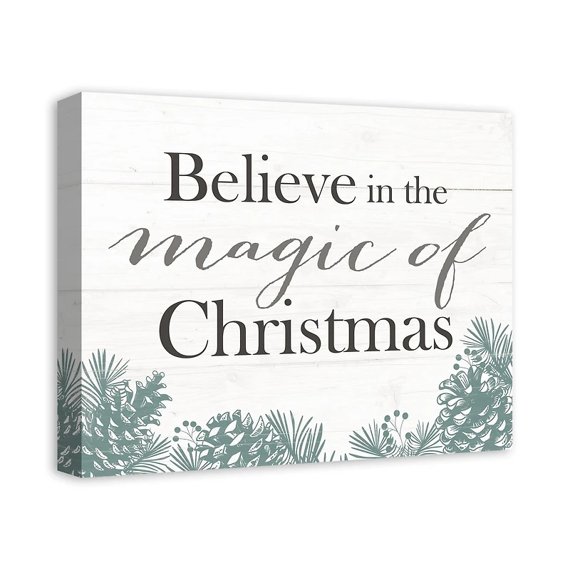 Believe in the Magic of Christmas Canvas Wall Art
