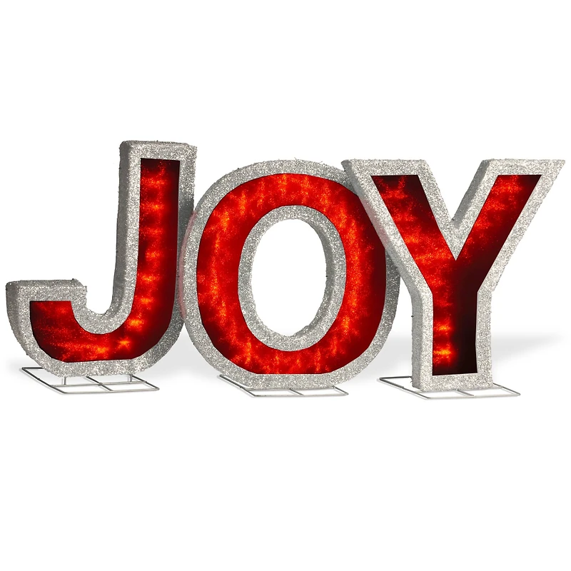 4.5ft. JOY Pre-Lit LED Sign 
