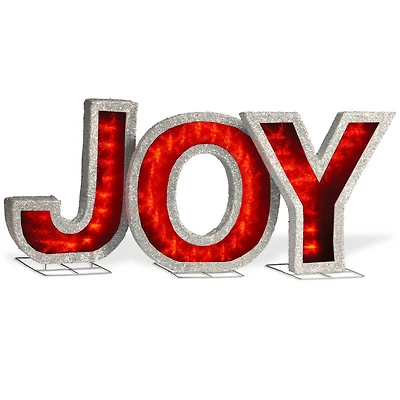 4.5ft. JOY Pre-Lit LED Sign