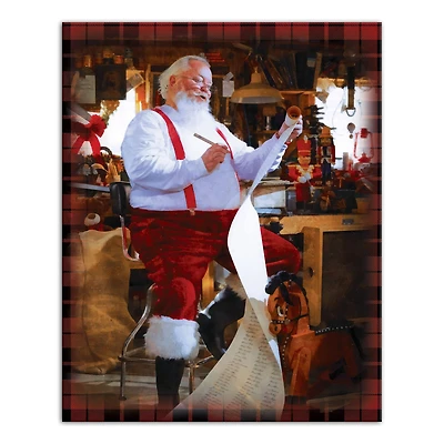 Santa's Workshop Canvas Wall Art