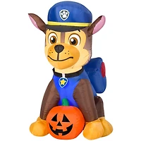 3ft. Airblown® Inflatable Halloween Paw Patrol™ Chase with Pumpkin