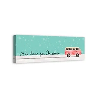 I'll Be Home for Christmas Canvas Wall Art