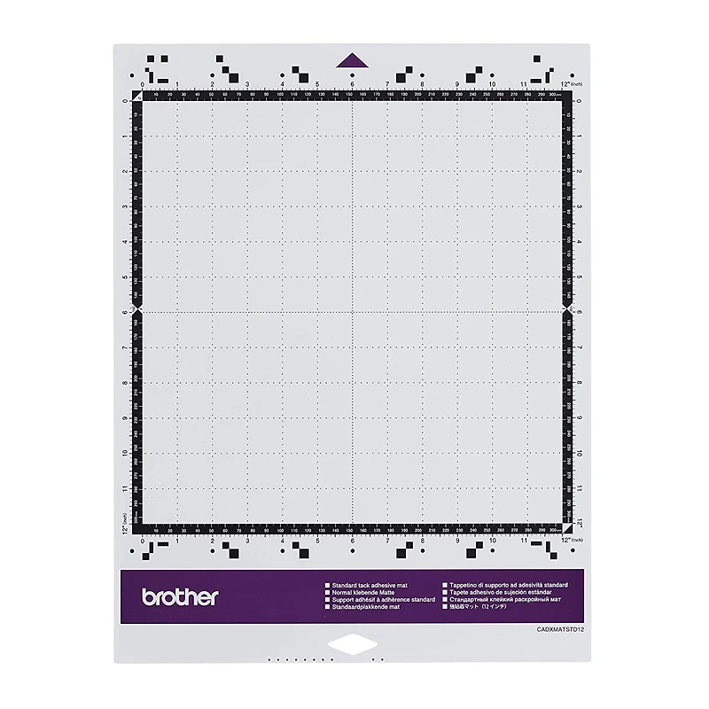 Brother Standard Tack Adhesive Mat, 12" x 12"