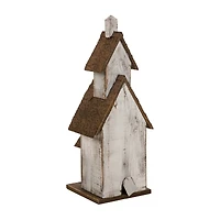 Glitzhome® 23.62" Extra-Large Rustic Wooden Birdhouse
