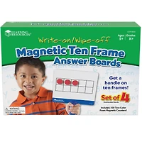 Learning Resources® Magnetic Ten-Frame Answer Boards Set