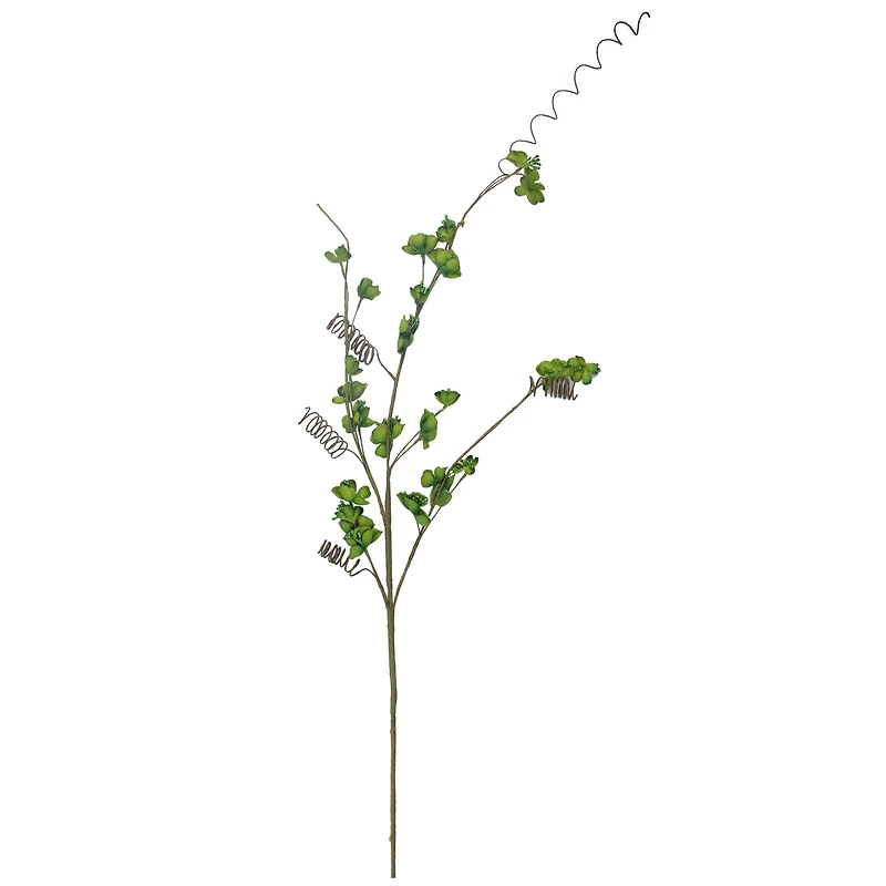 Green Sugared Fruit Spray with Glitter Accents