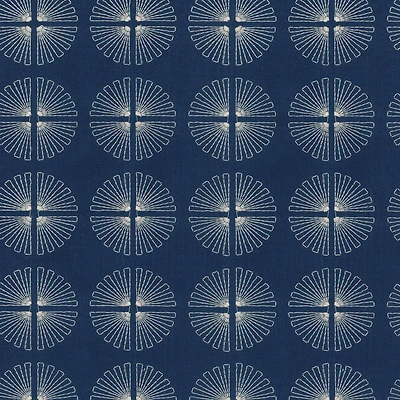 Studio NYC Array Embroidered Lapis Home Décor Fabric