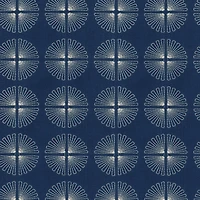 Studio NYC Array Embroidered Lapis Home Décor Fabric