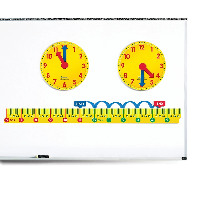 Learning Resources® Magnetic Elapsed Time Set
