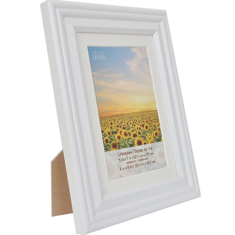 5 Pack Lifestyles 4" x 6" White Frame with Mat by Studio Décor®
