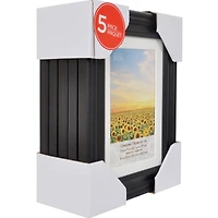 5 Pack Lifestyles Black Frame with Mat  by Studio Decor®